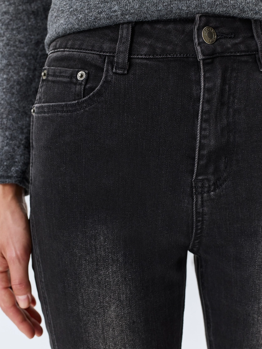 Графитовые джинсы Straight fit
