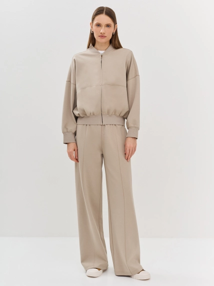 Трикотажный бомбер Oversize