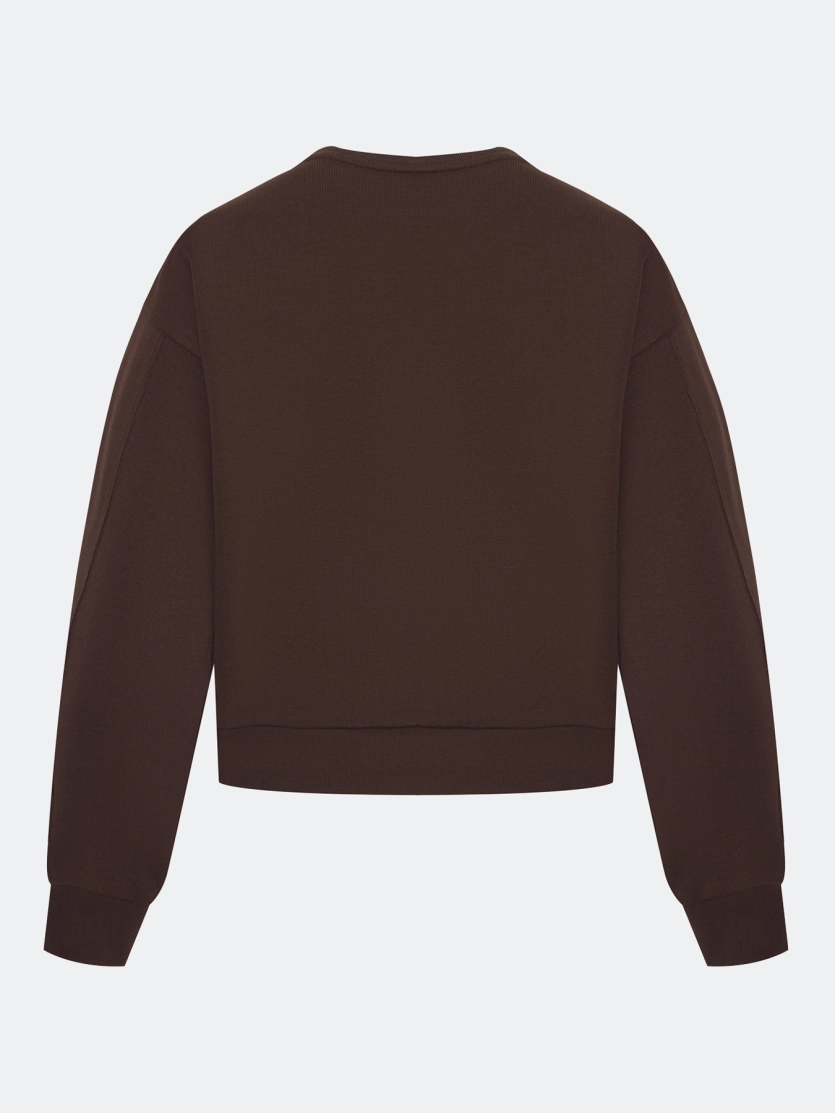 Свитшот из смесового хлопка