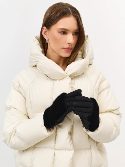 Перчатки теплые сенсорные с митенками