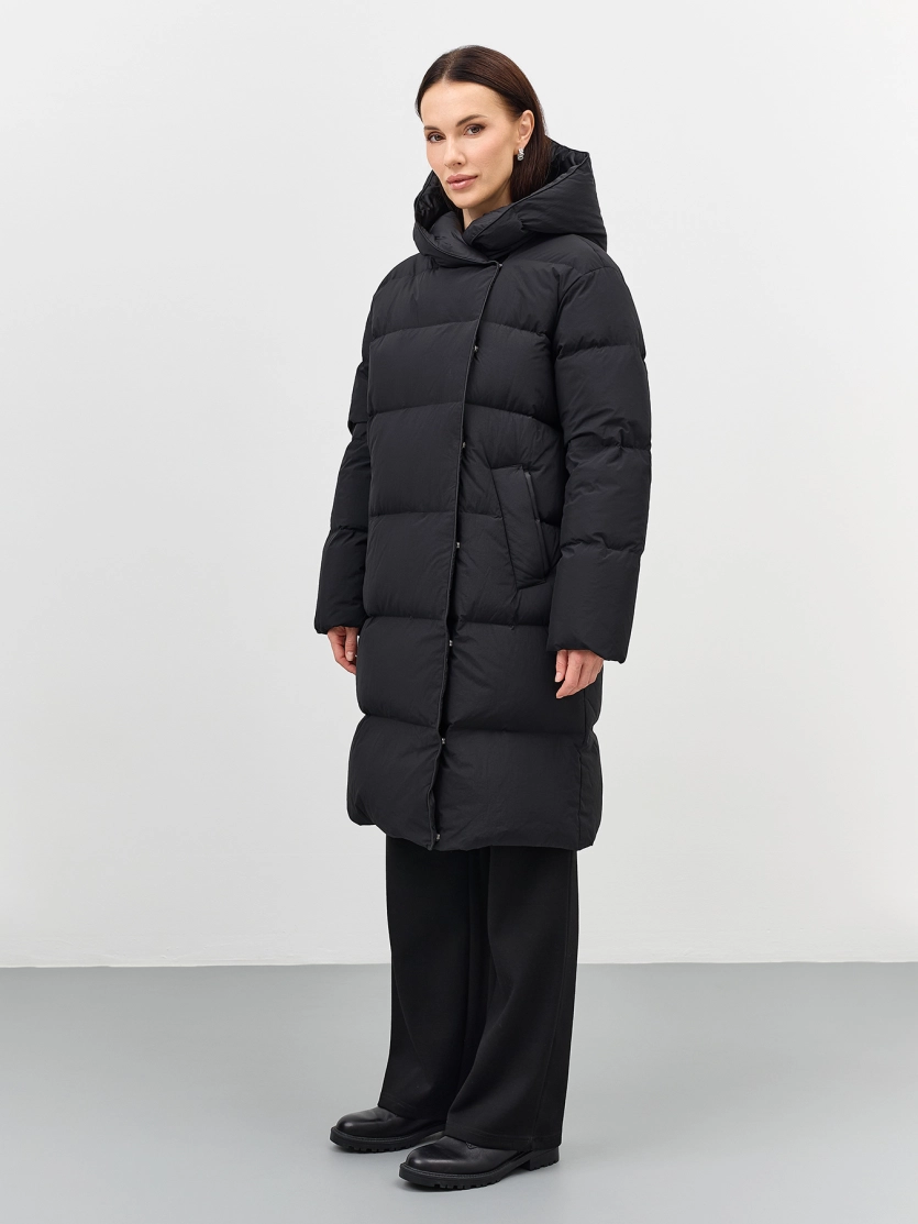 Пуховик с капюшоном