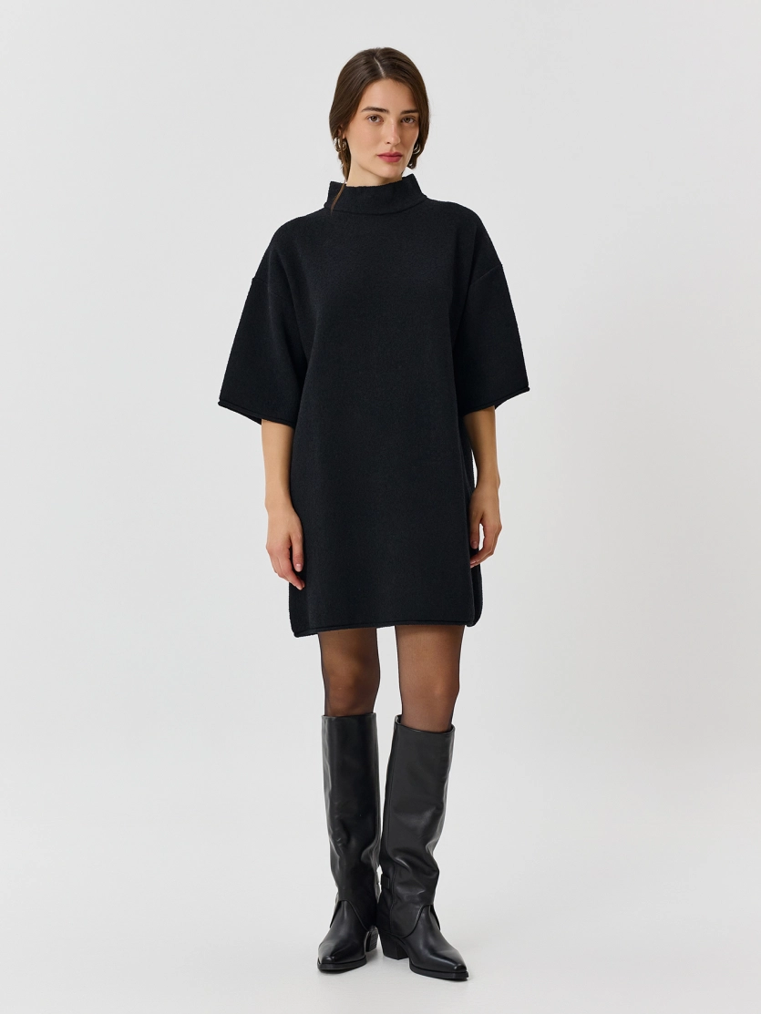 Oversize платье из трикотажа "букле"