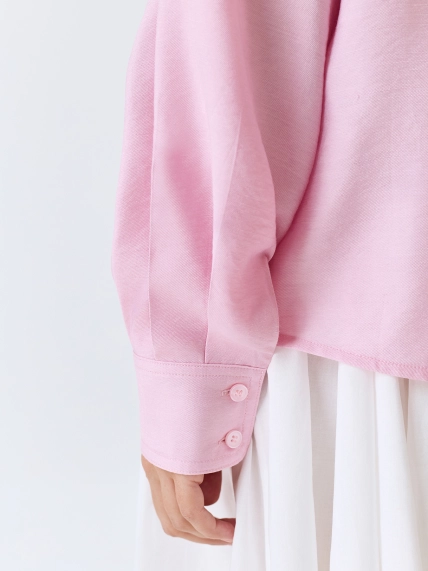 Блузка из вискозы цвета "Baby pink"