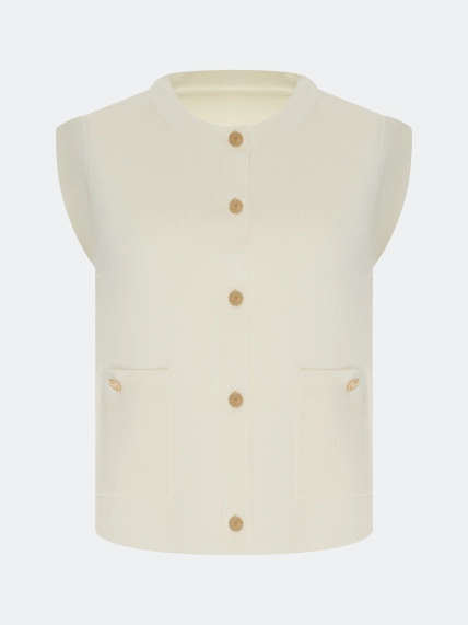 Жилет из вискозы и лиоцелла