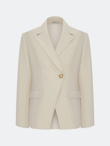 Асимметричный однобортный жакет