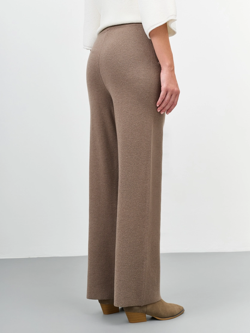 Вязаные брюки с шерстью