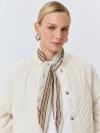 Легкий шейный платок цвета экрю