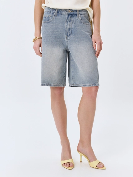 Джинсовые бермуды