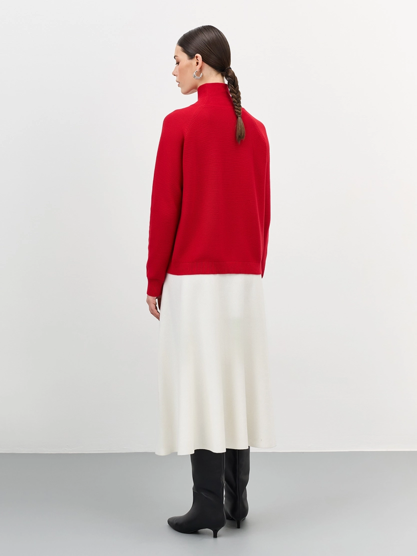 Юбка-миди А-силуэта