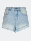 Джинсовые шорты с дестроями
