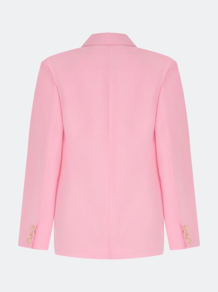 Яркий однобортный жакет из тенселя