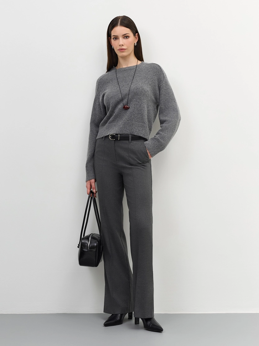 Пушистый джемпер с ангорой