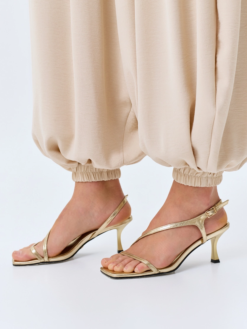 Хлопковые брюки-шаровары