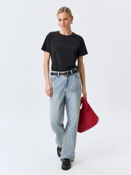 Свободные джинсы с деликатной варкой