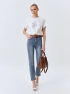 Джинсы slim fit с акцентными швами