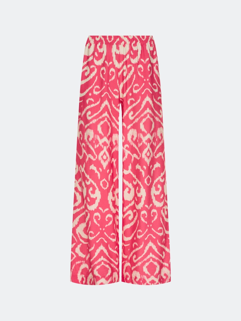 Яркие брюки с этническим принтом