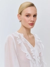Романтичная блузка с воланами