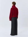 Oversize бомбер из искусственной замши