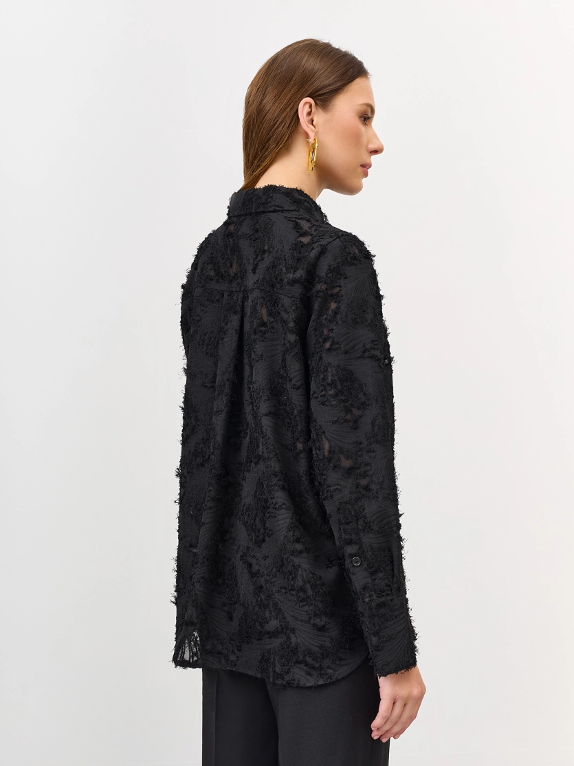 Блузка из фактурной ткани