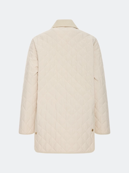 Укороченное пальто из смесового хлопка