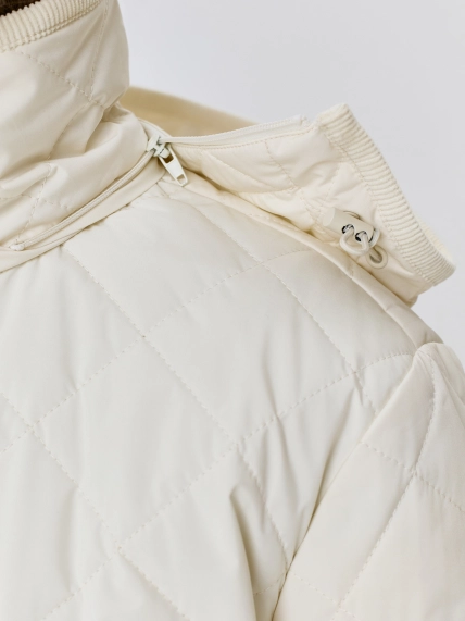 Куртка с ромбовидной стежкой