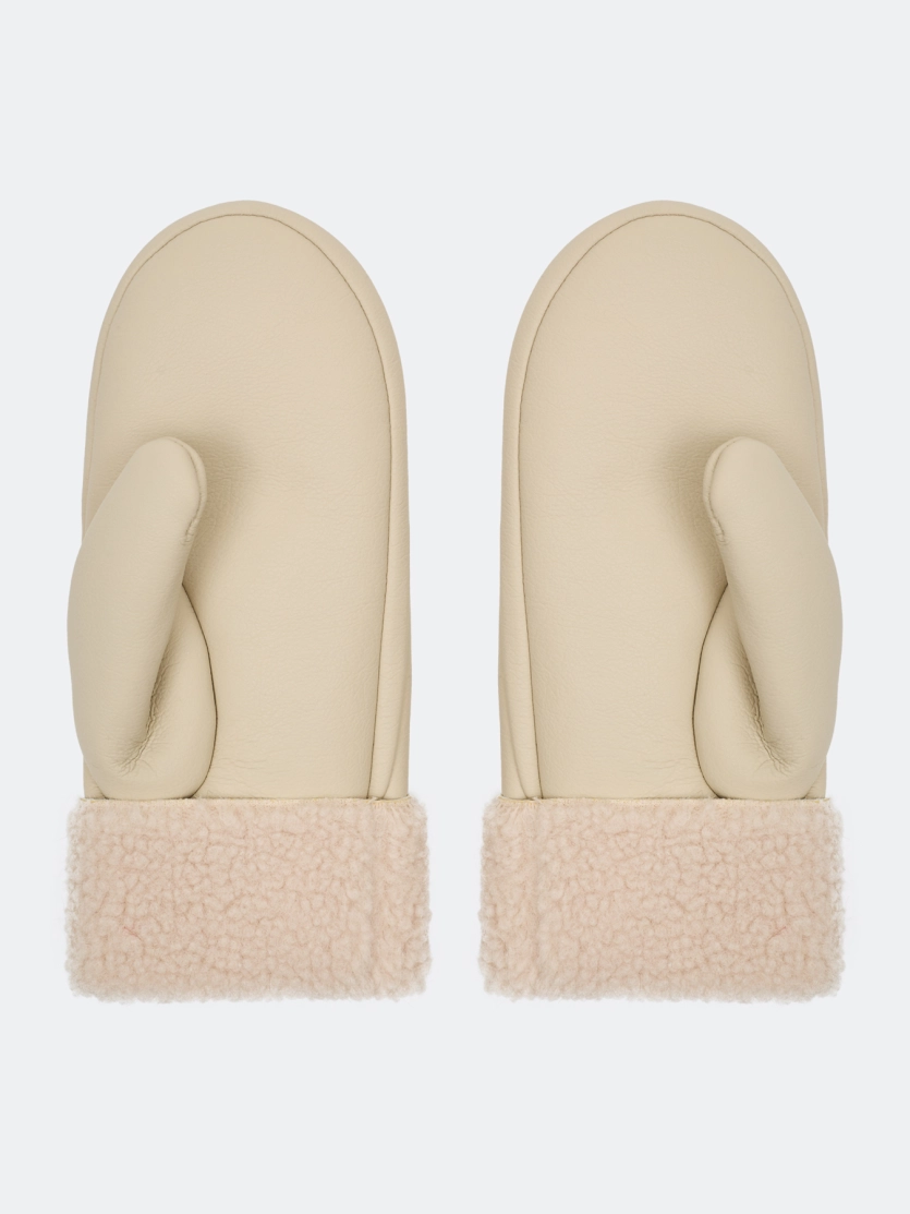 Варежки из искусственной овчины