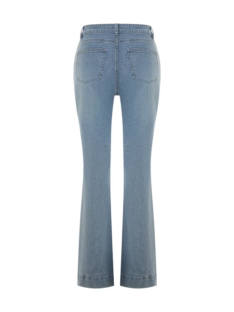 Джинсы Bootcut со стрелками