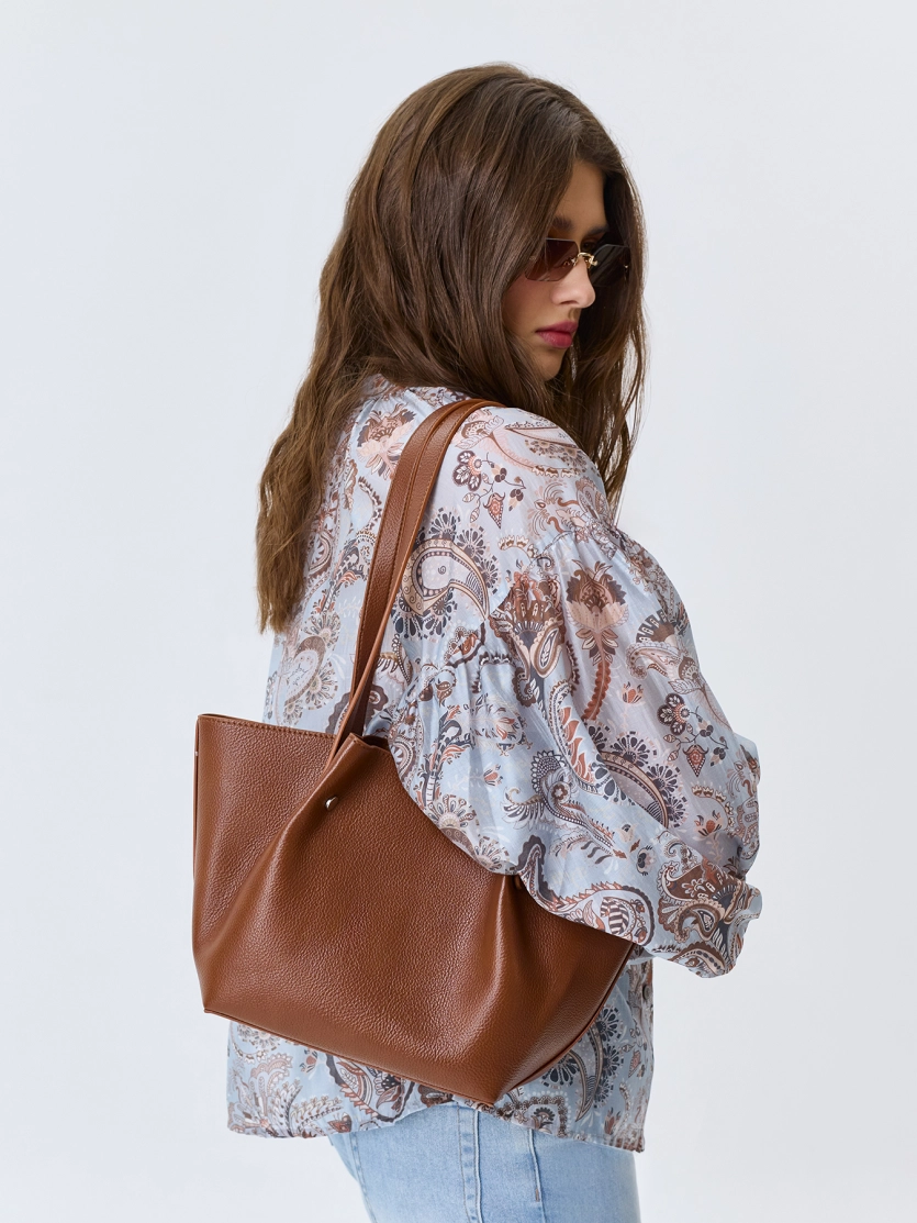 Комплект сумка-шоппер и косметичка