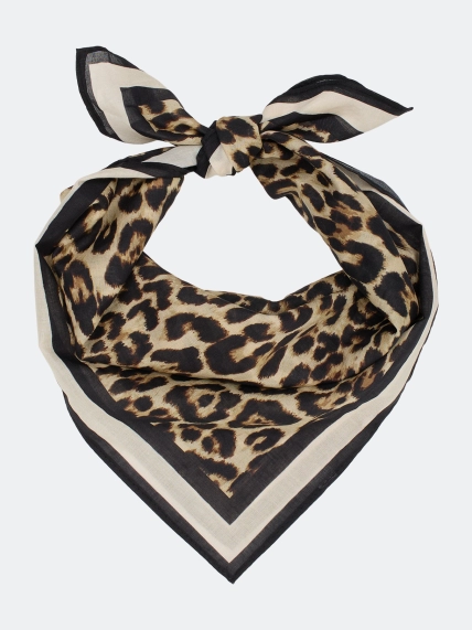 Шейный платок с анималистичным принтом