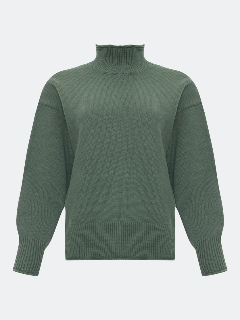 Вязаный джемпер из смесового хлопка