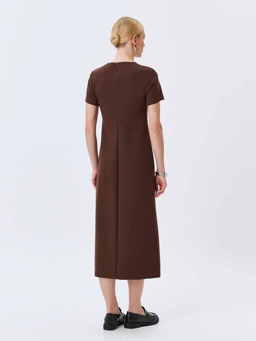 Базовое платье из смесовой вискозы