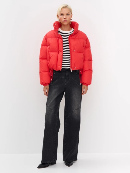 Укороченная куртка oversize