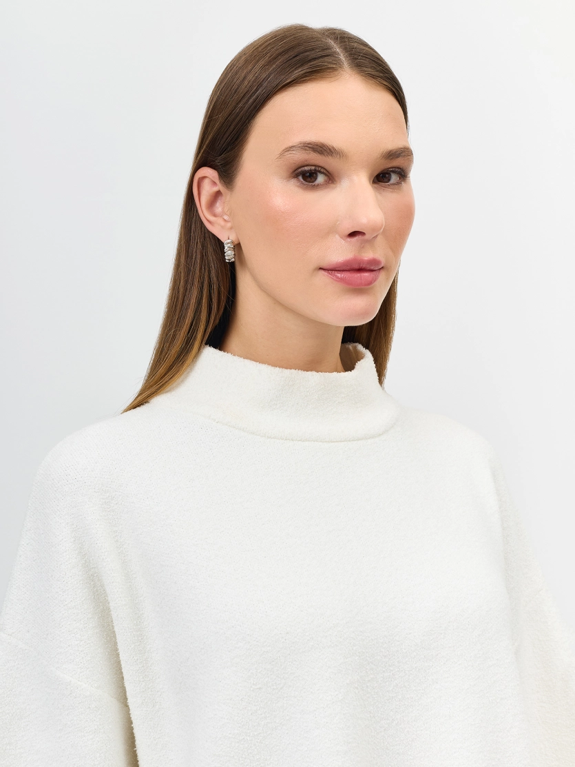 Oversize джемпер из текстурной пряжи