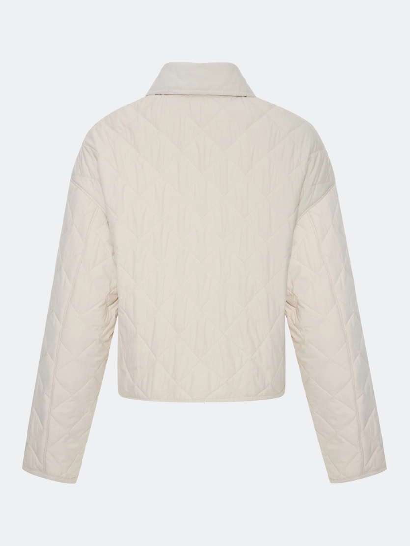 Стеганый укороченный жакет