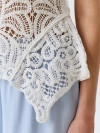 Ажурный кружевной топ