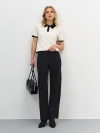 Трикотажные брюки с мягкими стрелками