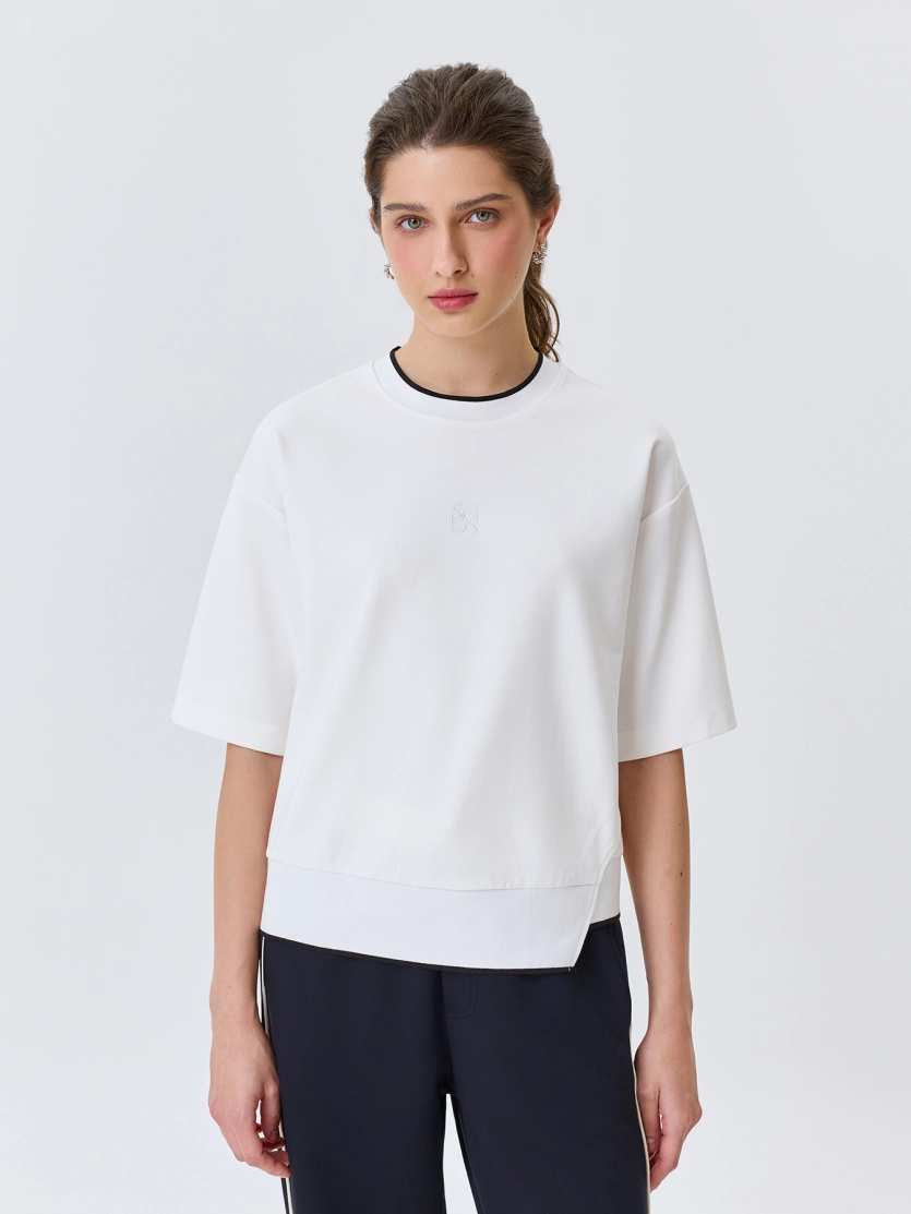 Oversize джемпер из вискозы