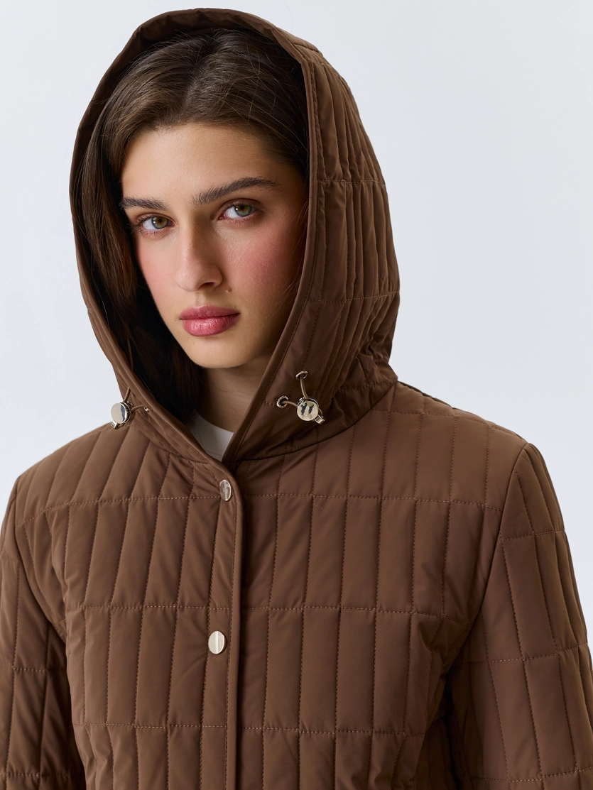 Куртка с тонким ремнем