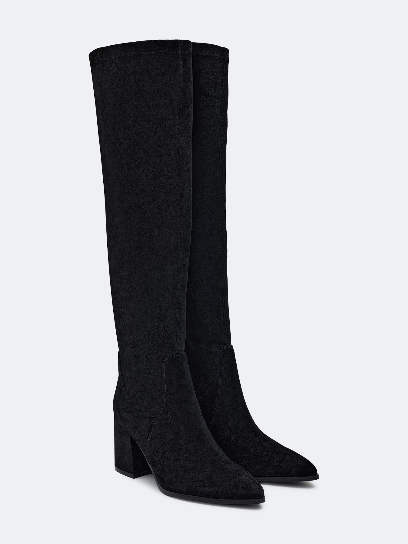 Ботфорты из натурального велюра SAVAGE