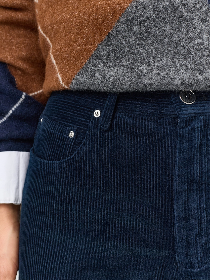 Велюровые брюки из 100% хлопка