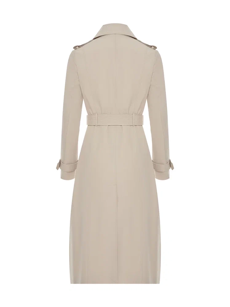 Классический двубортный тренч