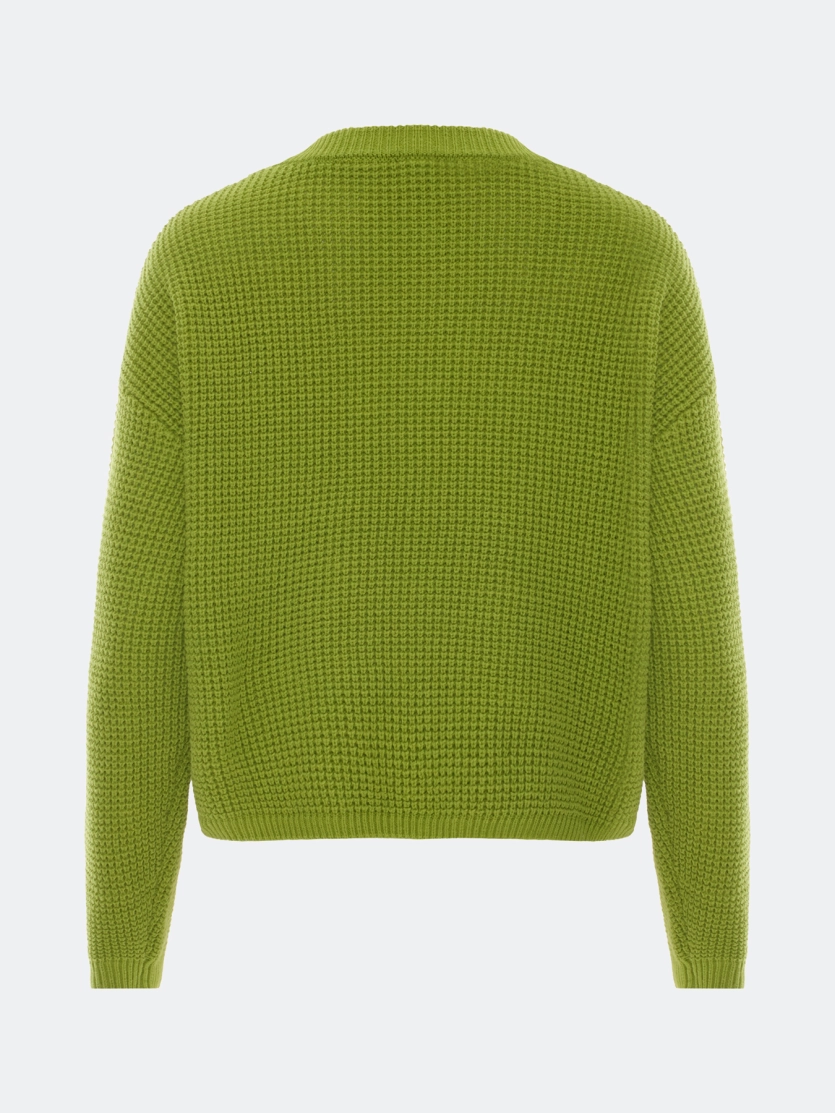 Яркий свитер из хлопка