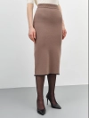 Юбка-карандаш с контрастным кантом