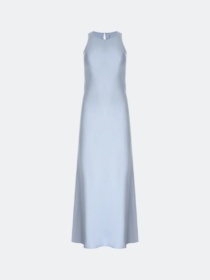 Сатиновое платье из смесовой вискозы