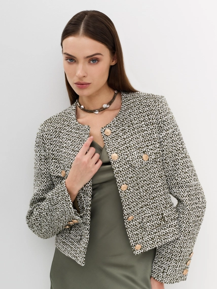 Укороченный жакет в стиле &quot;Chanel&quot;