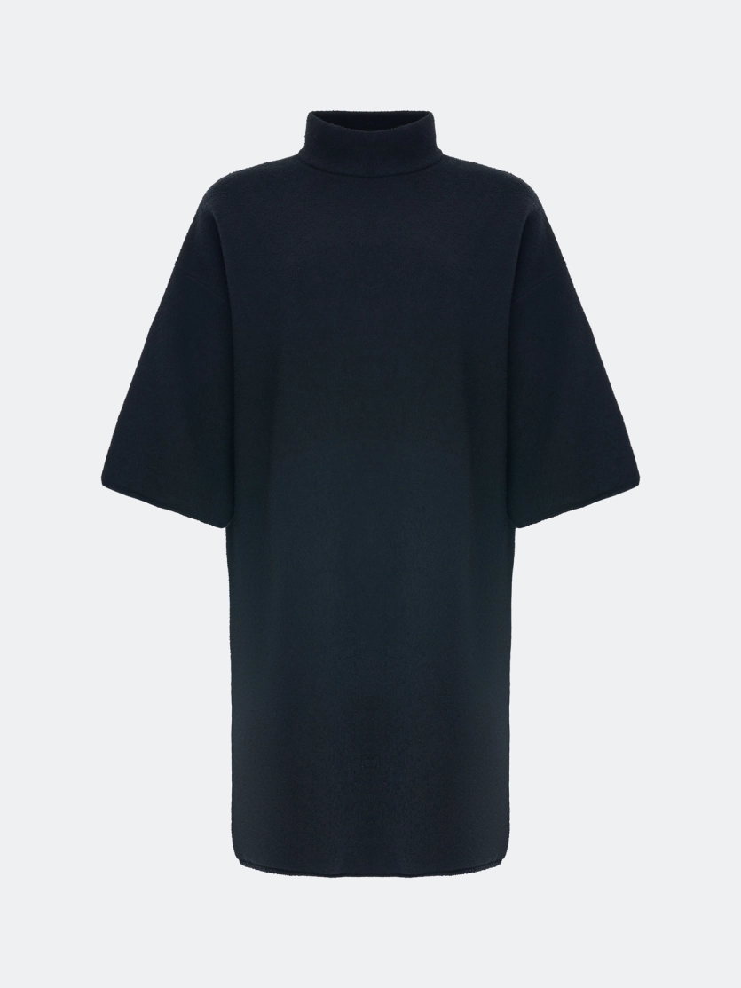 Oversize платье из трикотажа "букле"