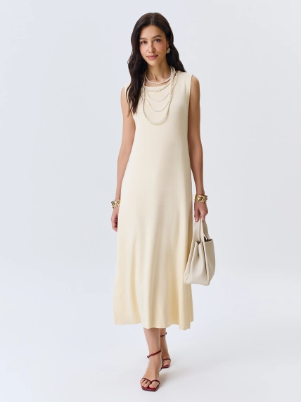 Вязаное платье из лиоцелла