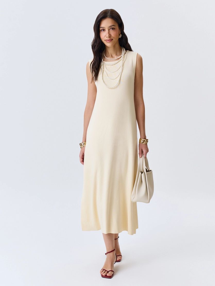 Вязаное платье из лиоцелла