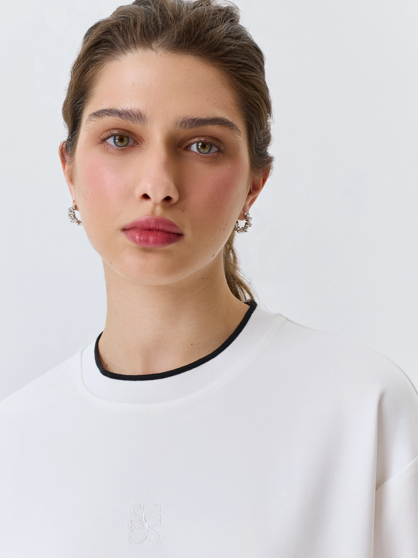 Oversize джемпер из вискозы