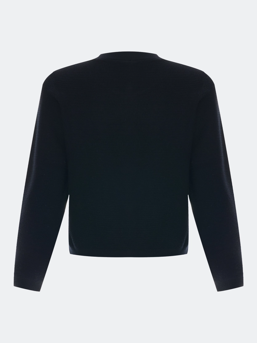 Жакет с акцентными металлическими пуговицами